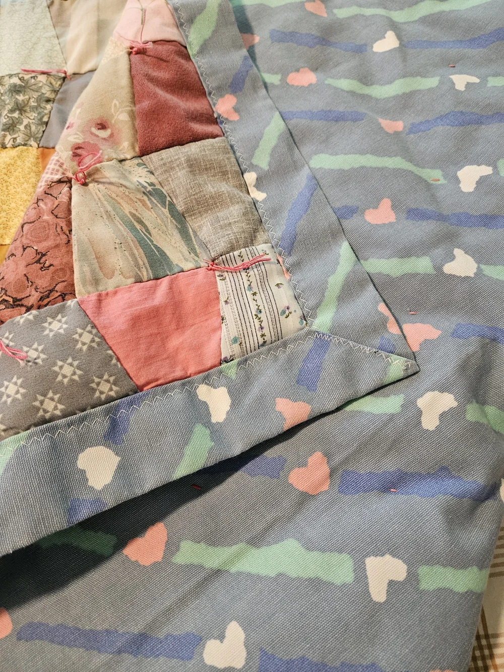 Handmade Multicolor Patchwork Quilt